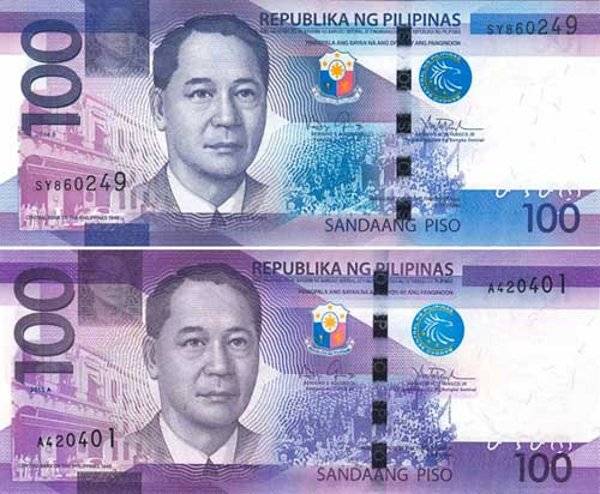 100 peso bill