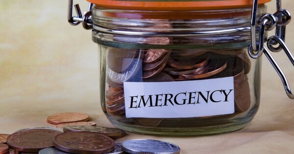 Emergency fund jar