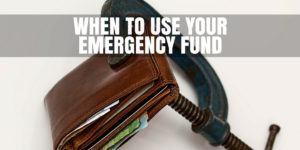 Use emergency fund