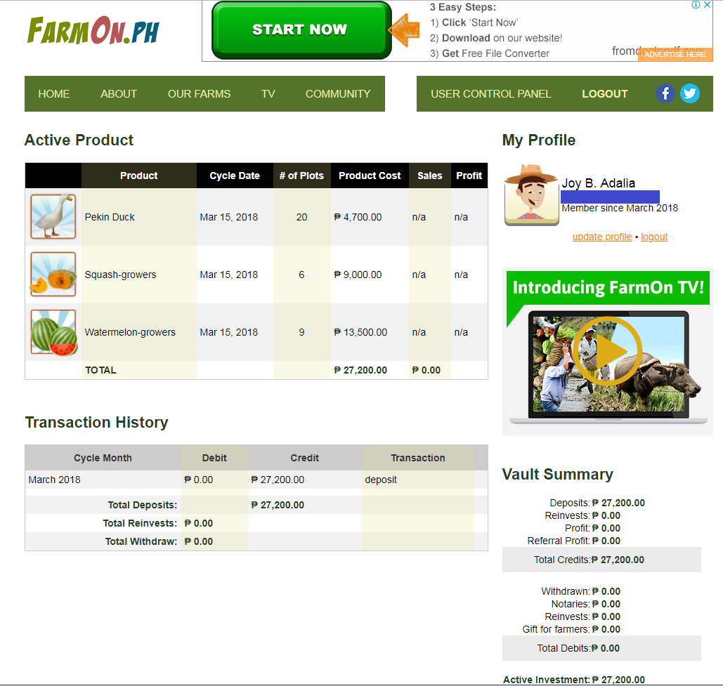 Invest Your Money in FarmOn PH, While Also Helping Farmers