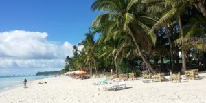 Boracay island beach front