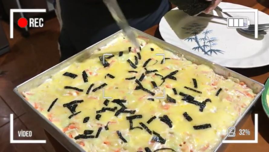 Baked Cheesy Kimbap Recipe