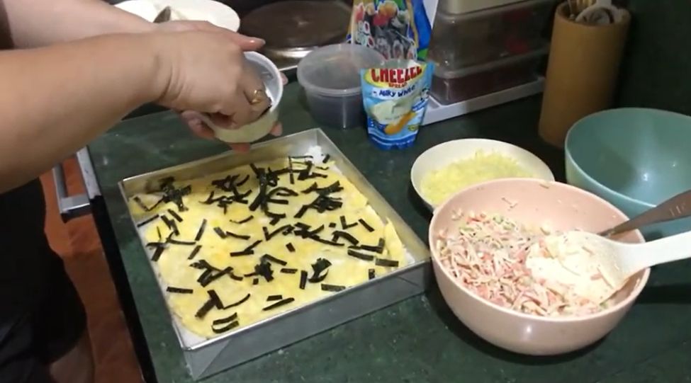 Baked Cheesy Kimbap Recipe