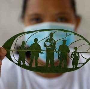 leaf art