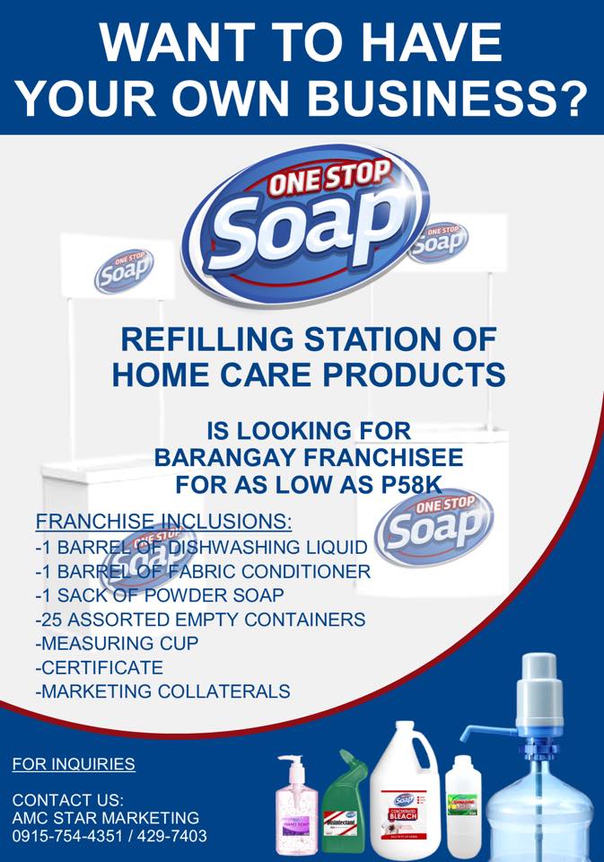 Franchising One Stop Soap Shop