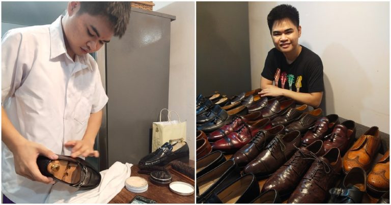 Teenager Opens Shoe Restoration Business with Just Php300