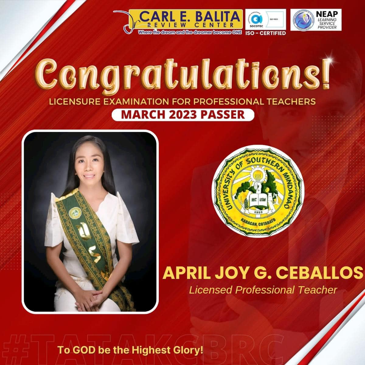 Former Scavenger Inspires After Becoming a Licensed Professional Teacher