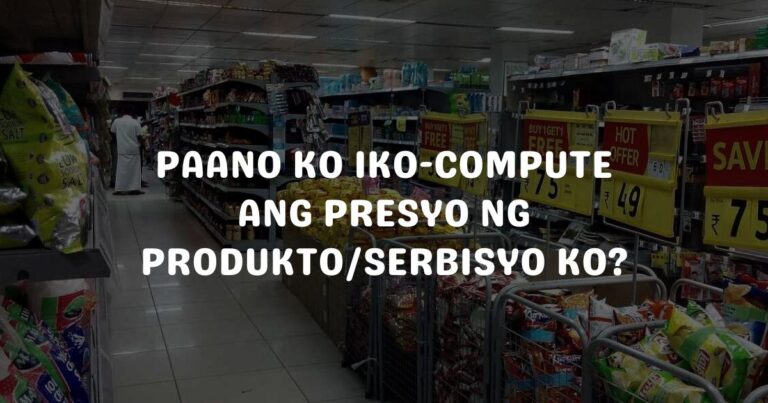 presyo ng produkto