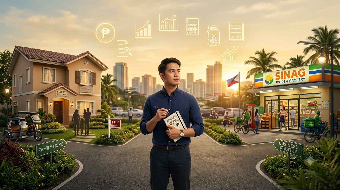 buying a house vs starting a business